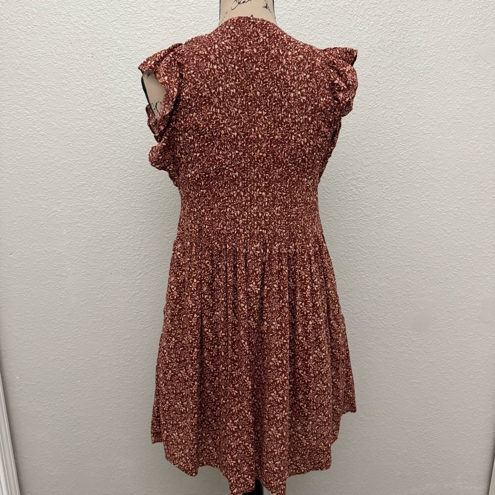 Madewell Pintuck Mini Dress in Florentine Floral Size XS - Picture 10 of 16